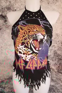Image 5 of Def Leppard neck halter top Size M