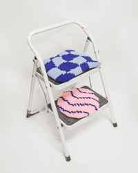 Image 5 of Cushion, blue