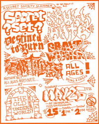 SECRET SET + SKULL GATE + DESTINED TO BURN + GRAVE WITHIN + FEARTILIZER