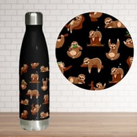 Sloth Having Fun Stainless Steel Water Bottle