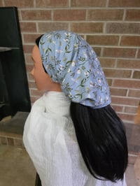 Image 1 of Organic Cotton Crown Cover in Sky Blossoms