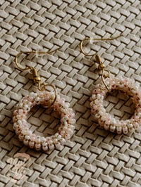 Image 2 of Shore Wander Beaded Hoop Earrings