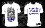 Image of Necrotic Skin Stitching T-shirt (White)