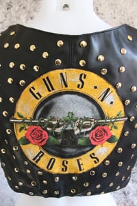 Image 4 of Guns N' Roses faux leather vest