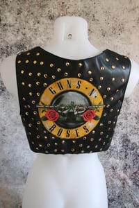 Image 5 of Guns N' Roses faux leather vest