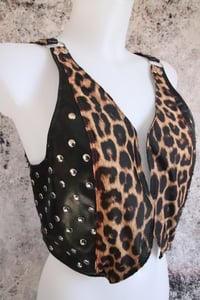 Image 8 of Guns N' Roses leopard leather Vest
