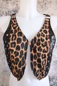 Image 5 of Guns N' Roses leopard leather Vest