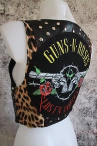 Image 9 of Guns N' Roses leopard leather Vest