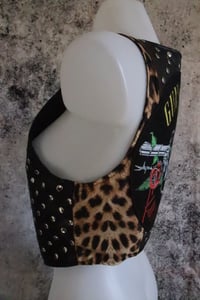 Image 10 of Guns N' Roses leopard leather Vest