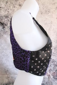 Image 14 of Guns N' Roses Purple leopard leather Vest