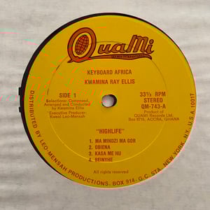 Image of Kwamina "Ray" Ellis "Keyboard Highlife"
