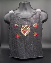 Image 1 of Hearts chain male style vest