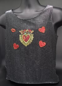 Image 4 of Hearts chain male style vest
