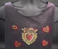 Image 7 of Hearts chain male style vest
