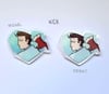 Discount Merch (check desc) | Survivor Heart Pins