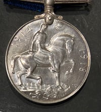 Image 4 of WW1 (British) British War Medal (Named) in Silver w/Framed KIA Attestation