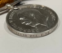 Image 5 of WW1 (British) British War Medal (Named) in Silver w/Framed KIA Attestation