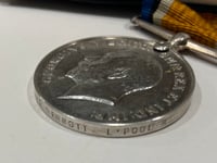 Image 7 of WW1 (British) British War Medal (Named) in Silver w/Framed KIA Attestation
