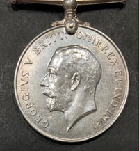Image 3 of WW1 (British) British War Medal (Named) in Silver w/Framed KIA Attestation