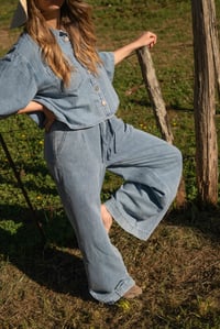 Image 1 of Jeans Pompon Sky Blue