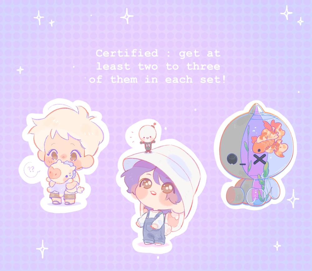 Image of ⭐️ Mystery Bangtan stickers set ⭐️