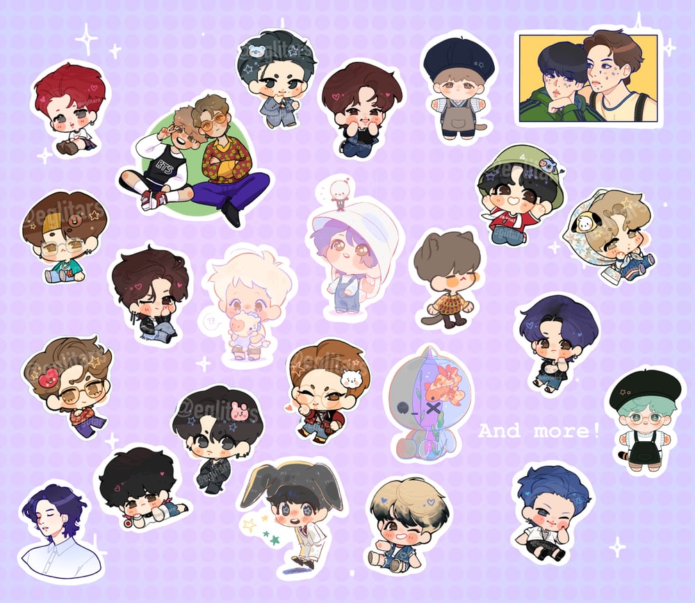 Image of ⭐️ Mystery Bangtan stickers set ⭐️ 