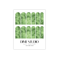 Image 4 of JADED MARBLE NAIL WRAPS 