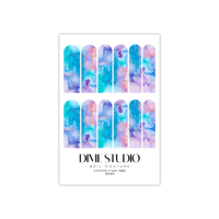 Image 2 of COTTON CANDY CLOUD INK XL NAIL WRAPS