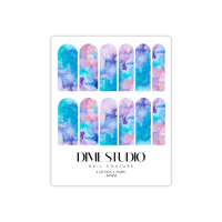 Image 3 of COTTON CANDY CLOUD INK XL NAIL WRAPS