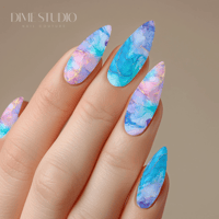 Image 1 of COTTON CANDY CLOUD INK XL NAIL WRAPS