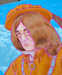 Image 2 of Renaissance Lennon - 16”x20” Acrylic Painting