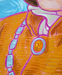 Image 3 of Renaissance Lennon - 16”x20” Acrylic Painting