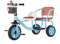 Image 4 of Hansel & Gretel Tandem Tricycle | Ivory or Baby Blue