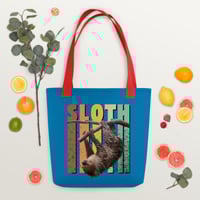 Image 2 of Sloth Hanging Around Tote bag