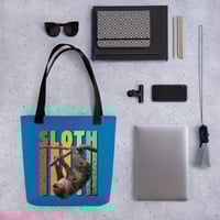 Image 6 of Sloth Hanging Around Tote bag