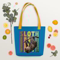 Image 1 of Sloth Hanging Around Tote bag