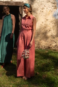 Image 9 of Vestido Verde Satén