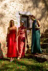 Image 7 of Vestido Verde Satén