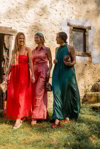 Image 5 of Vestido Verde Satén