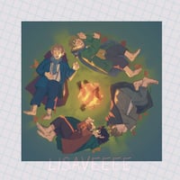 Hobbits at rest | print