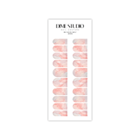 Image 2 of PINK BLUSH QUARTZ MARBLE NAIL DECALS 