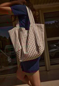 Image 1 of Sac à Main Vichy Camel