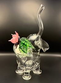 Clear Mini with Leafs and Butterfly