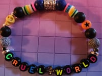 Image 2 of 80's Vibes Cruel World bracelet 