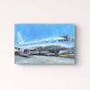 Retro American Airlines A319 Original Oil Painting