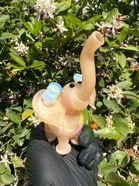 Image 1 of UV Peach Satin Micro Elephant