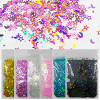 Chunky Star Moon Chunky Glitter