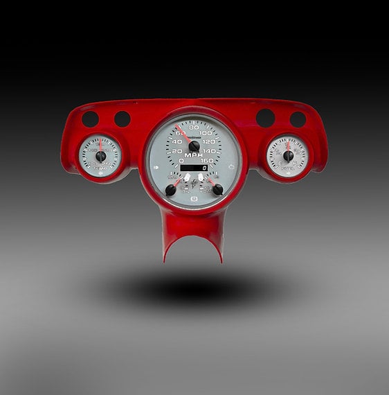 Image of 1957 WHITE Chevy Bel Air Analog Dash kit