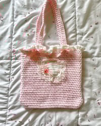 Image 1 of cherry blossom tote bag