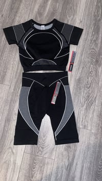 Image 2 of I Get Active Capri Short  Set
